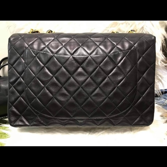 Chanel jumbo vintage flap lambskin bag - Picture 4 of 15